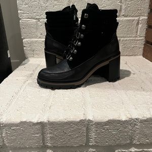 Vince Camuto lace up boots